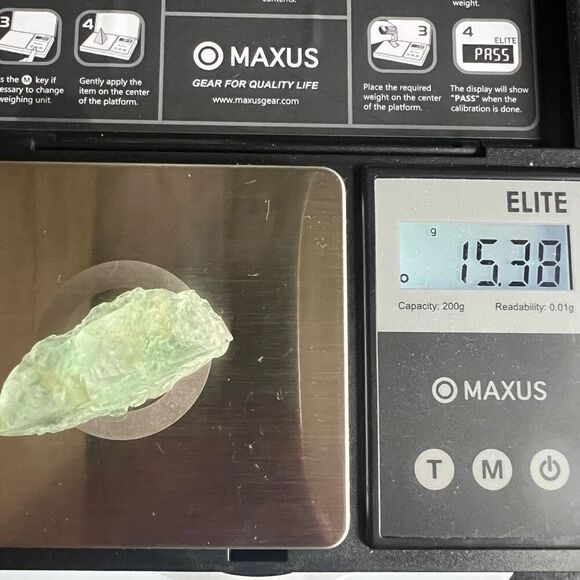 Green Fluorite Raw‎ Crystal Free Form - Picture 10 of 11